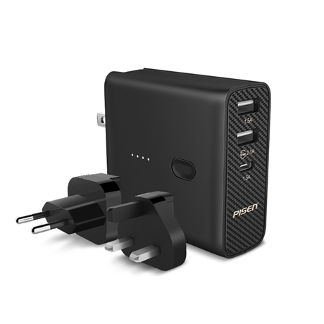 数原龍友 75mm 即購入⭕️ 今だけおまけ付き！ 移动电源二合一充电宝5000mAh(魔幻黑)国内版CN(网) - 广东品胜